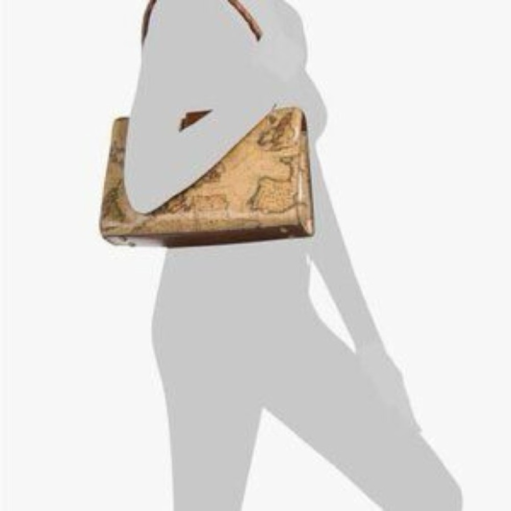 NWT-Patricia Nash-European Map-Rienzo Satchel buttery leather $249 MSRP - Picture 6 of 7